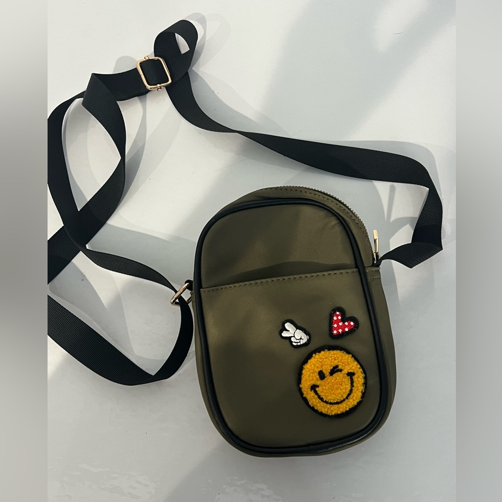 Crossbody green purse